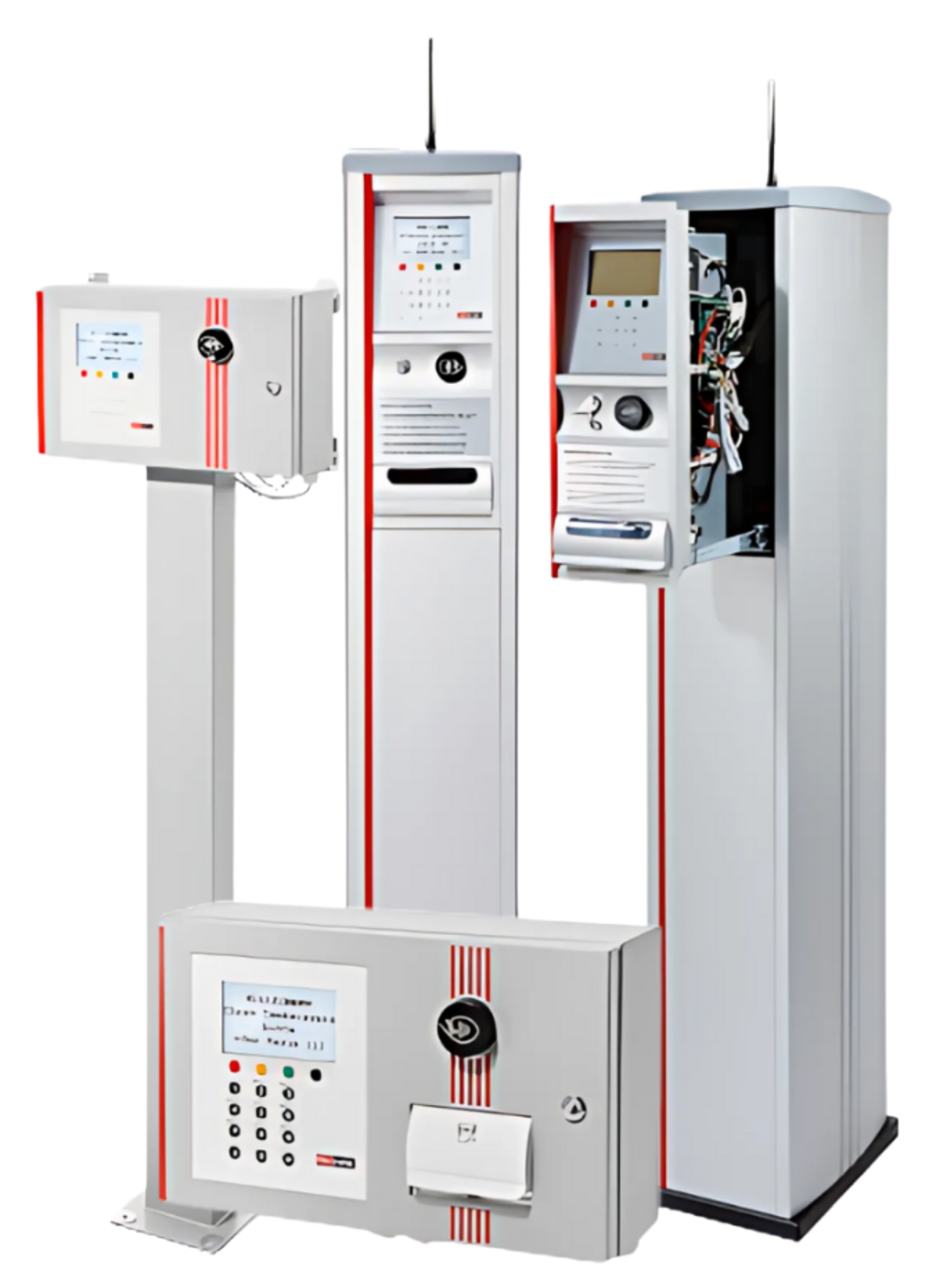 Hectronic fuel dispenser and terminal hardware
